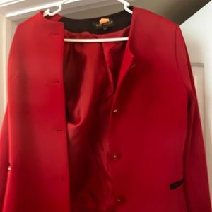 Red suit jackets